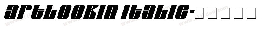Artlookin Italic字体转换